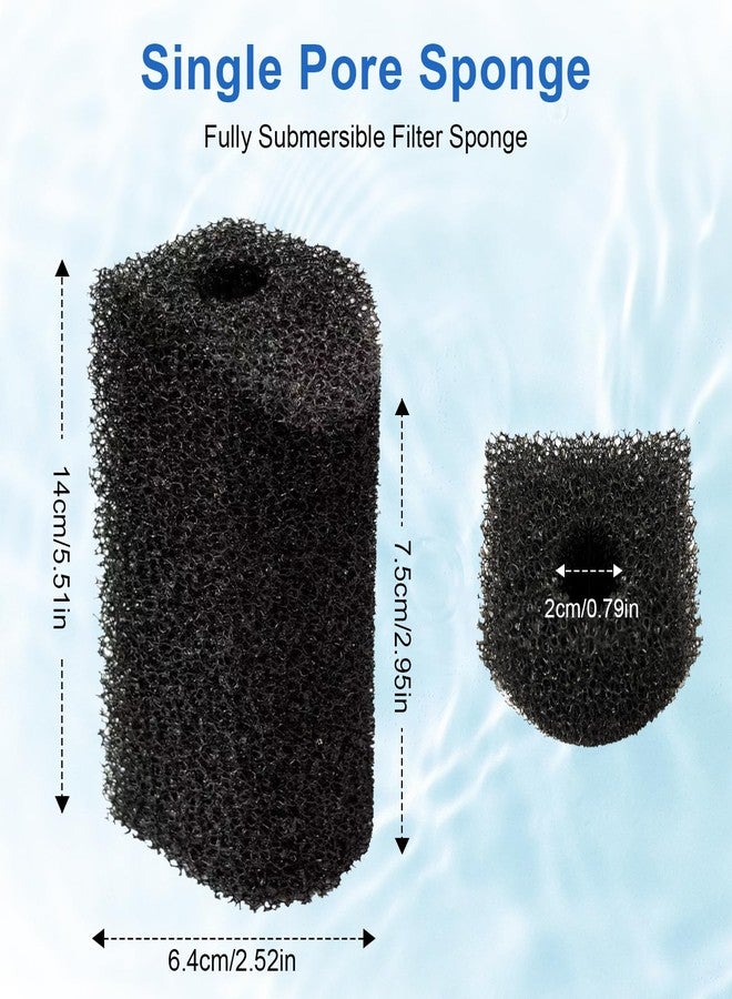Gvvycc Aquarium Filter Sponge, Compatible with Penn-Plax Cascade 600 Filter, Provides Physical and Biological Filtration for Aquariums(2 Sponge) - Image 2